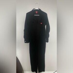 Dickies Black Workwear with Red Tag jumpsuit